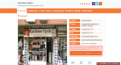 Desktop Screenshot of kardelenoptik.muglaport.com